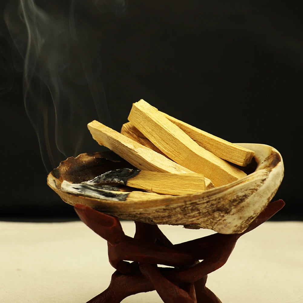 1-4PCS Palo Santo Natural Incense Sticks Aromatherapy Burn Sticks No Fragrance Incense Wooden Smudge Sticks for Home Living Room