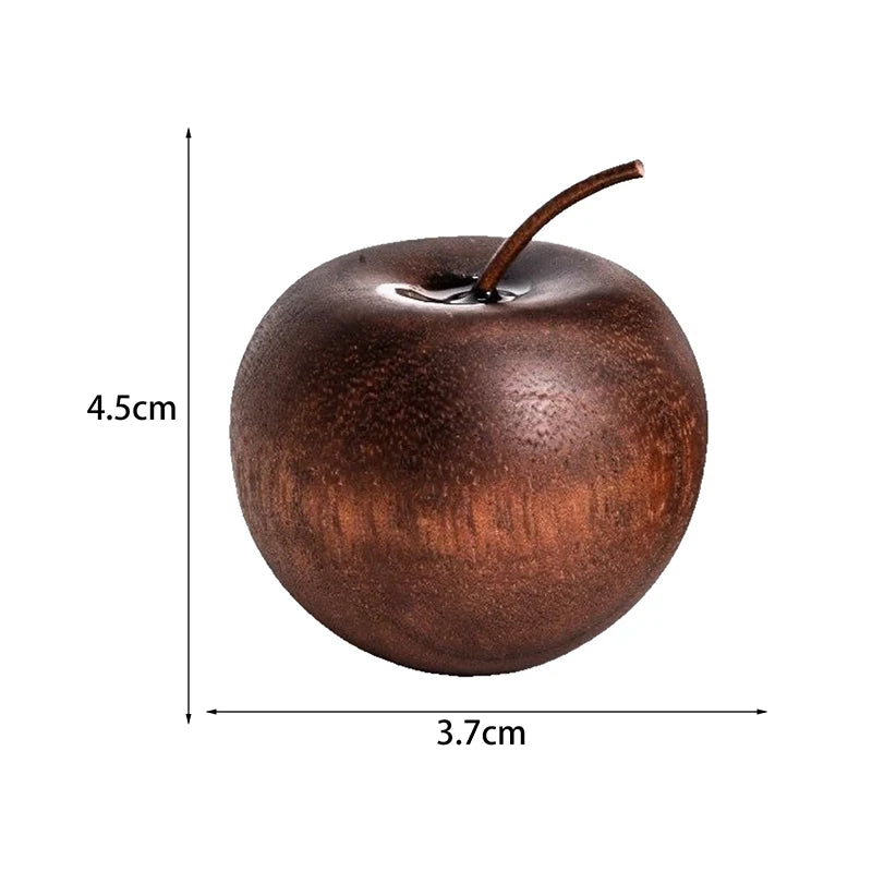 1 3 Set Of Wooden Apple Shaped Essential Oil Diffuser Fragrance Suitable For Home Bathroom Car Decor