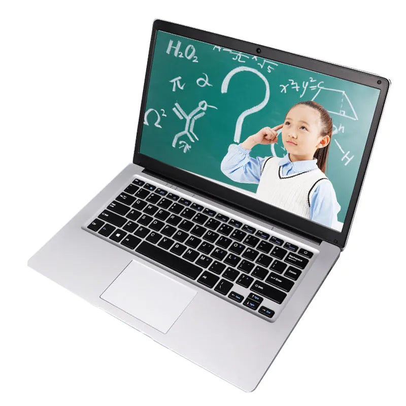 2025 14 inch Affordable Student Laptop Budget-Friendly Notebook Windows 10 for School Lightweight intel Celeron CPU USB 3.0 WiFi