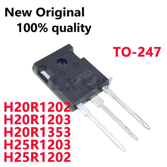 (5piece) New Original H20R1202 H20R1203 H20R1353 H25R1203 H25R1202 TO-247 IGBT induction cooker triode In Stock