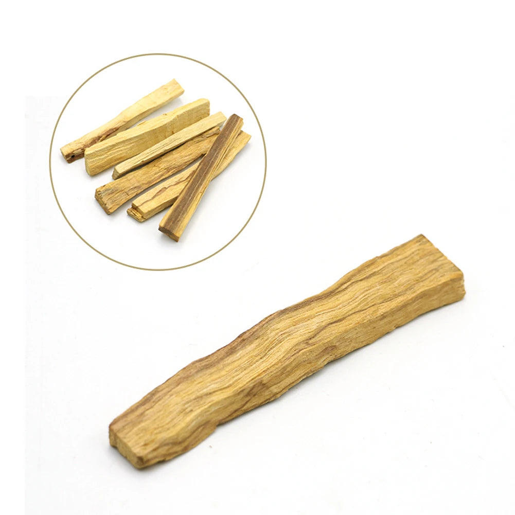 1-4PCS Palo Santo Natural Incense Sticks Aromatherapy Burn Sticks No Fragrance Incense Wooden Smudge Sticks for Home Living Room