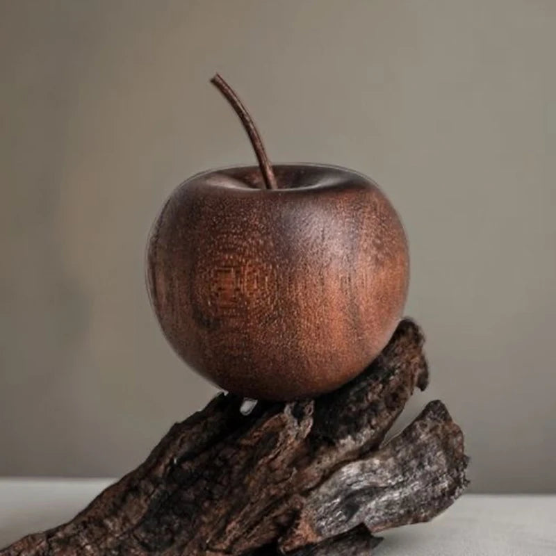 1 3 Set Of Wooden Apple Shaped Essential Oil Diffuser Fragrance Suitable For Home Bathroom Car Decor